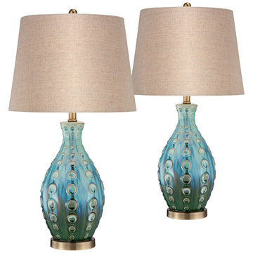 Peacock Table Lamp (Set of 2)